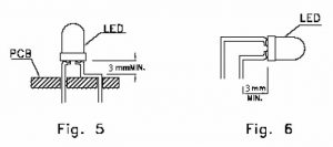 LEDランプ　リード成形の図5-6